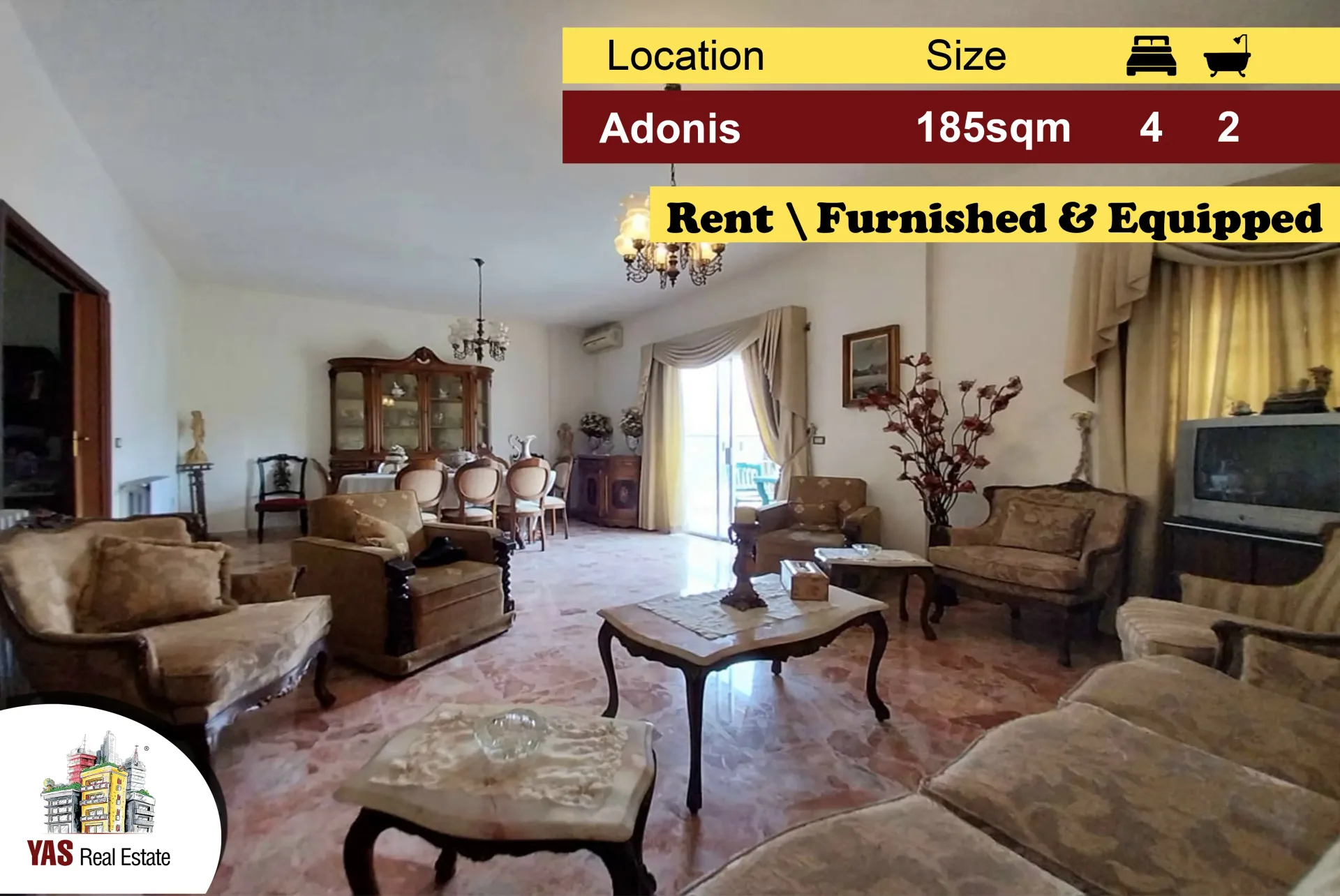 Apartment for Rent in Adonis - 4 bed, 2 bath