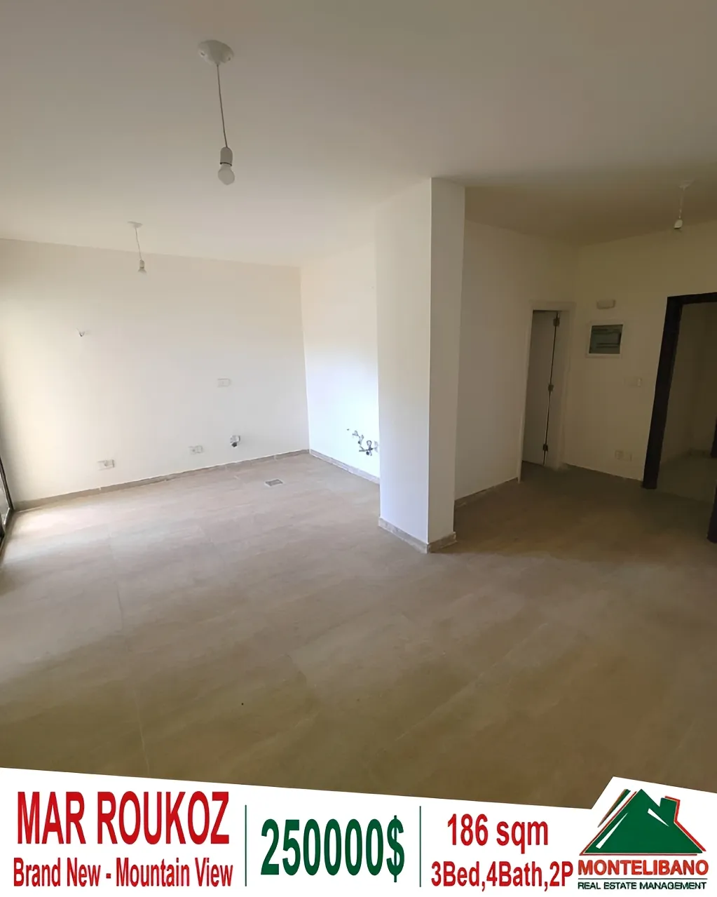 Apartment for sale in Mar Roukouz, Lebanon