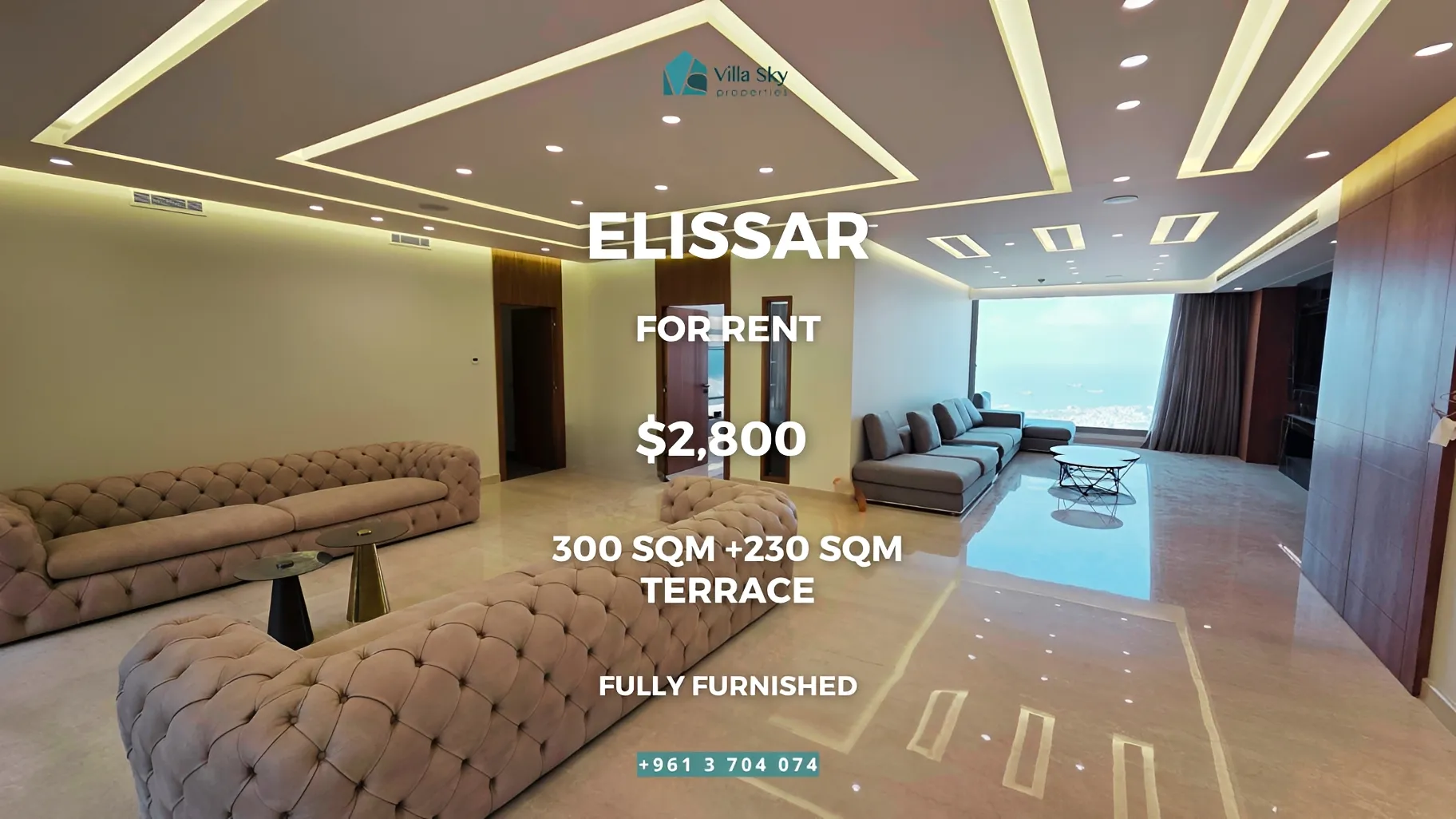 Apartment for rent in Elissar