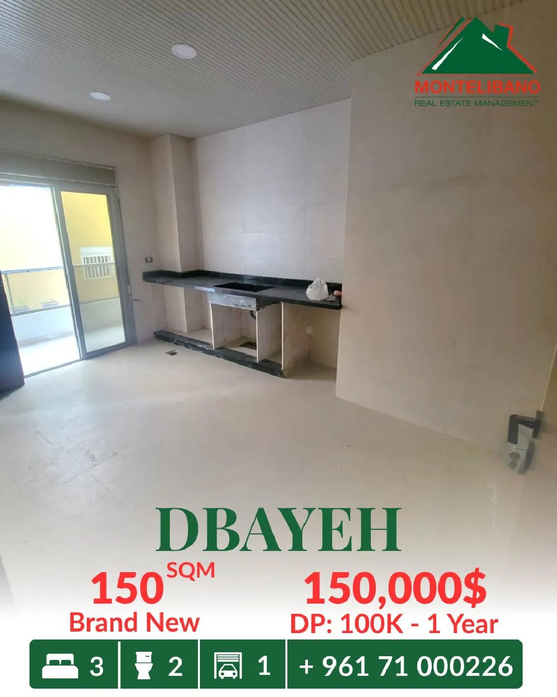 Apartment for sale in Dbayeh, Lebanon