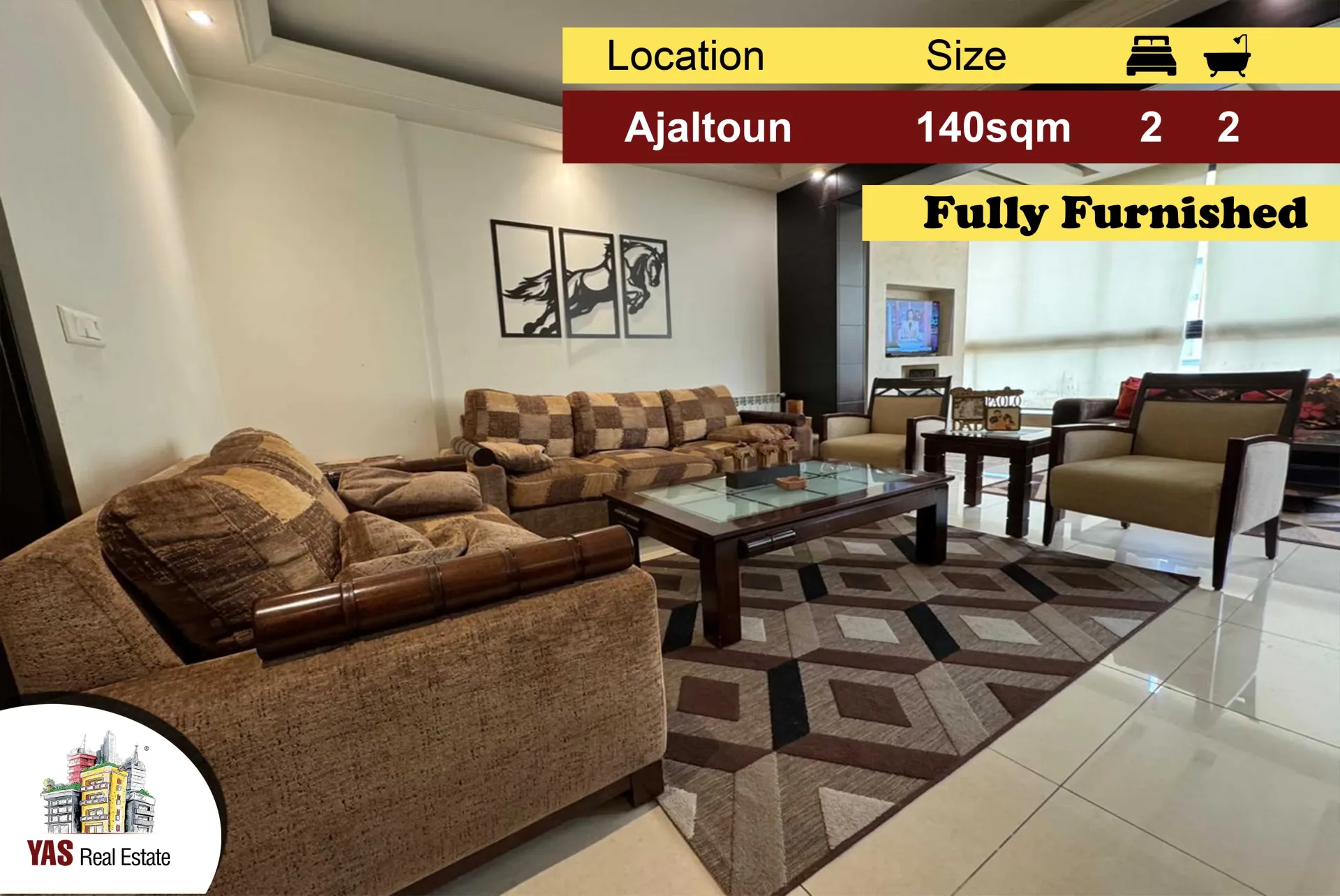 Apartment for Sale in Ajaltoun