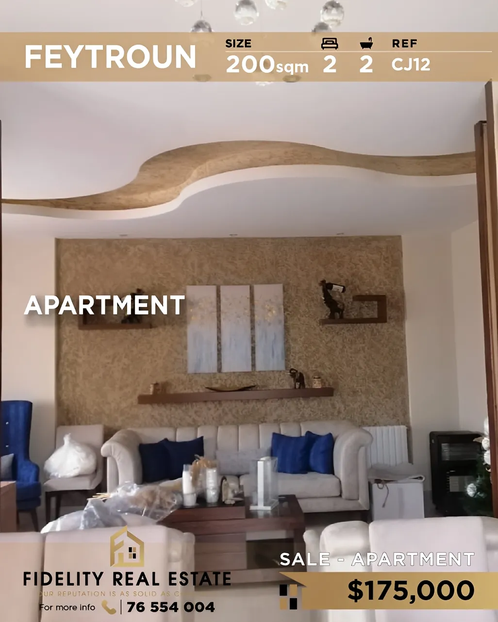 Apartment for sale in Faitroun, Lebanon - 2 bed, 2 bath