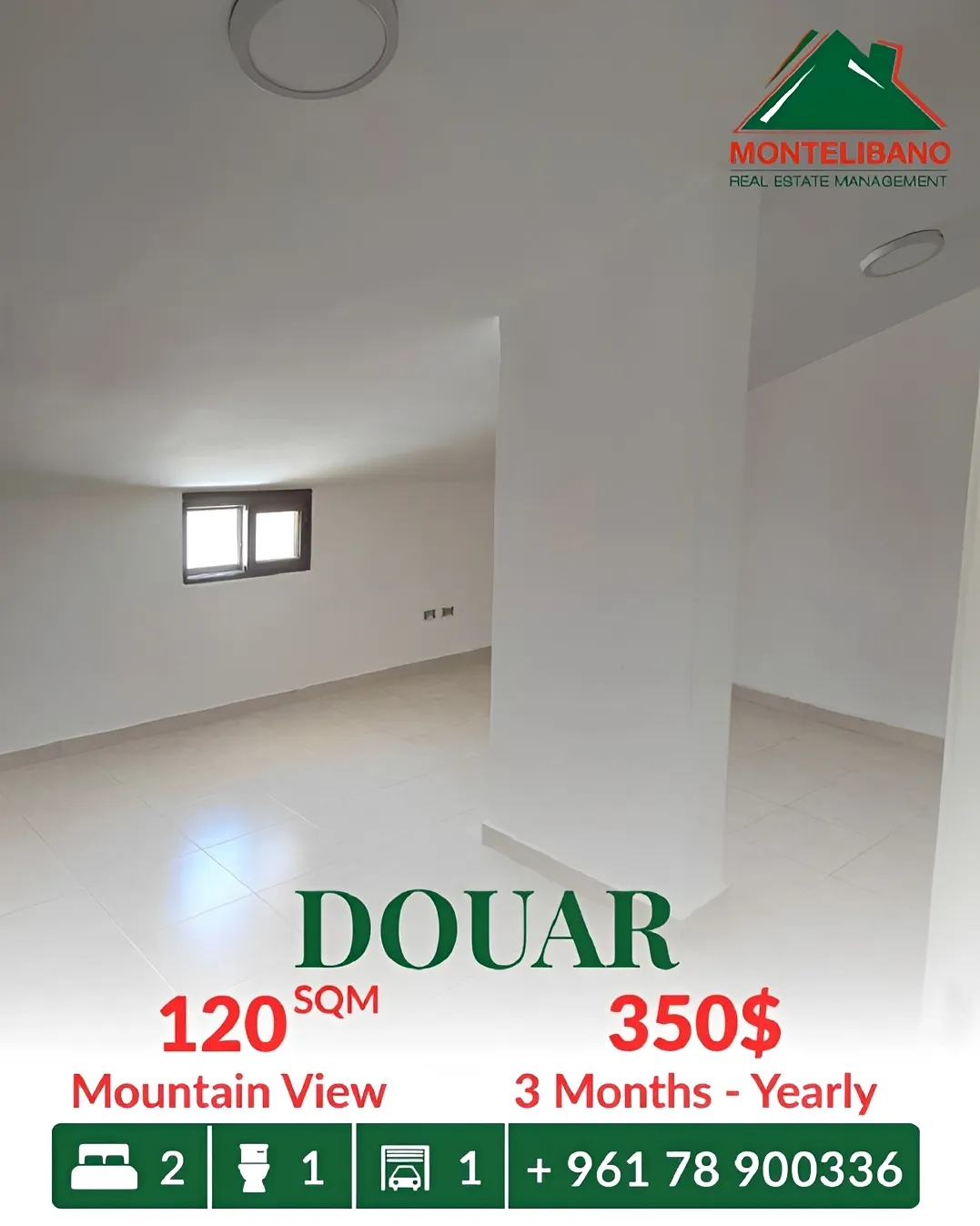 Apartment for rent in Douar