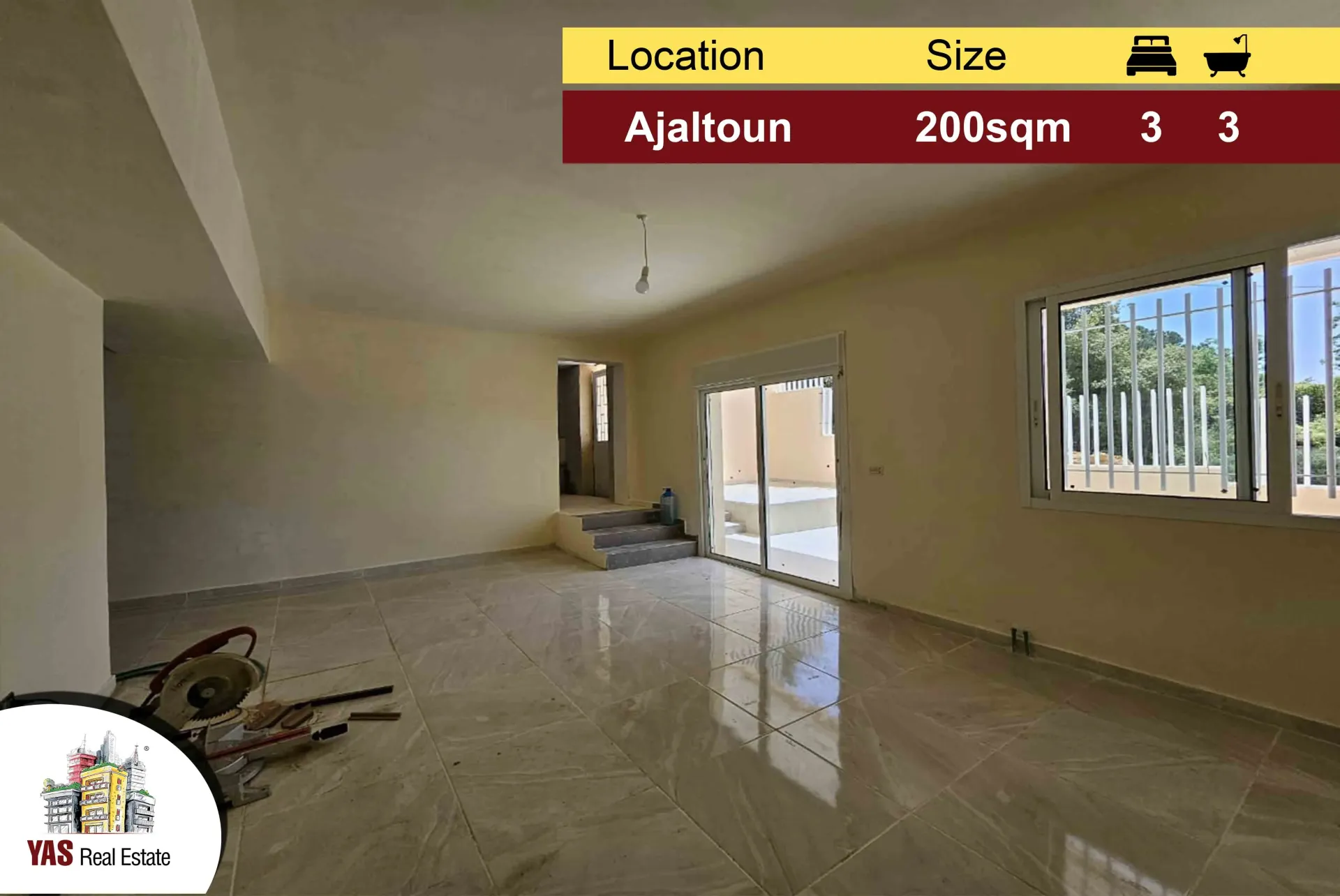 Apartment for Sale in Ajaltoun - 3 bed, 3 bath