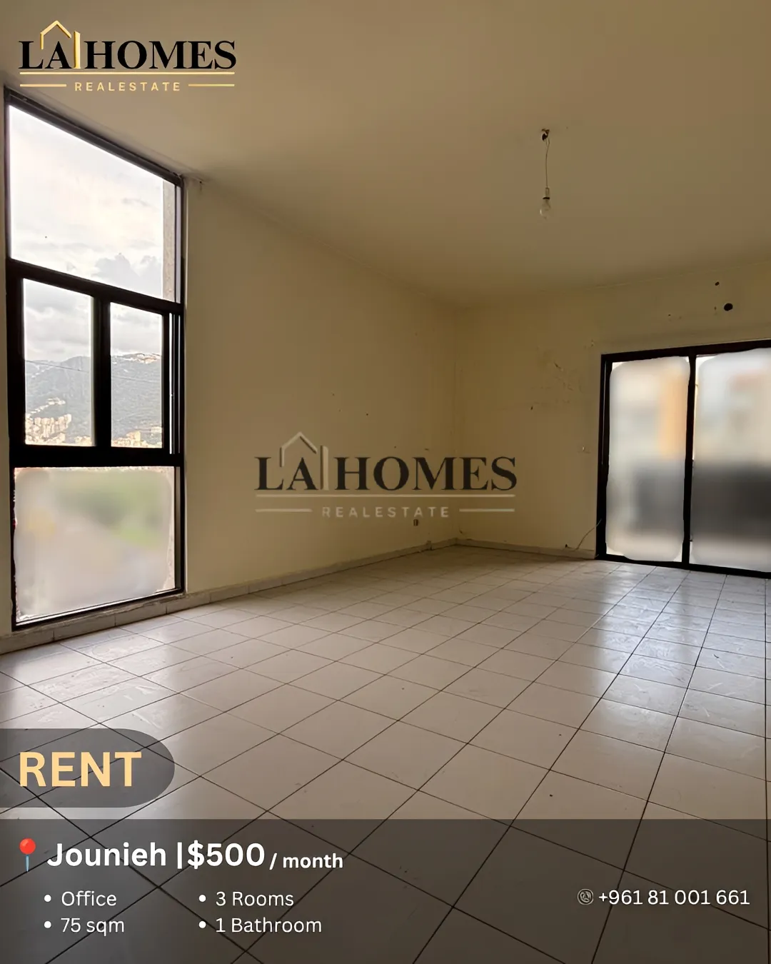 Office for rent in Jounieh