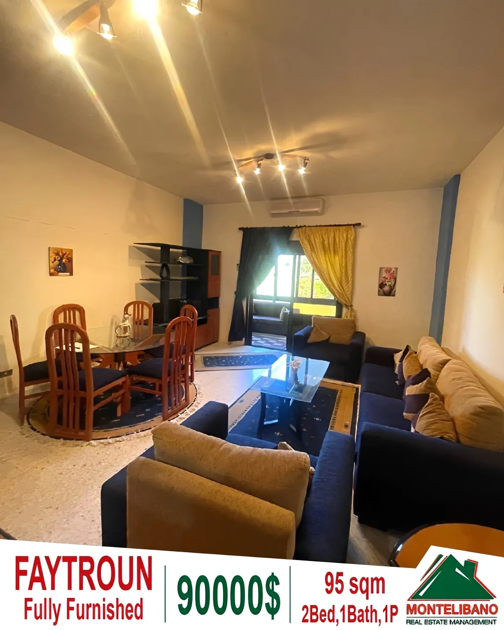 Apartment for Sale in Faitroun, Lebanon - 2 bed, 1 bath