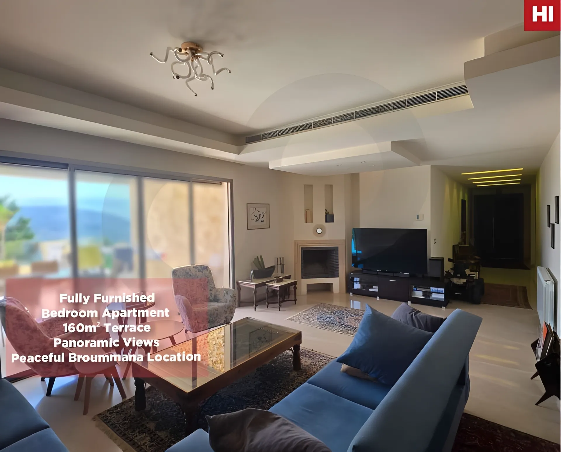 Apartment for Sale in Broummana - 3 bed, 3 bath