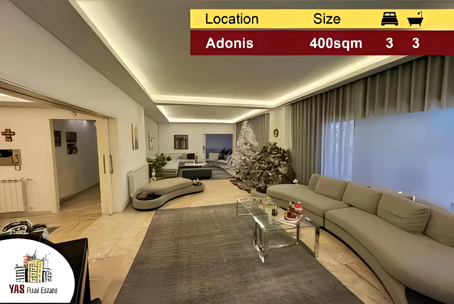 Apartment for Sale in Adonis - 3 bed, 3 bath