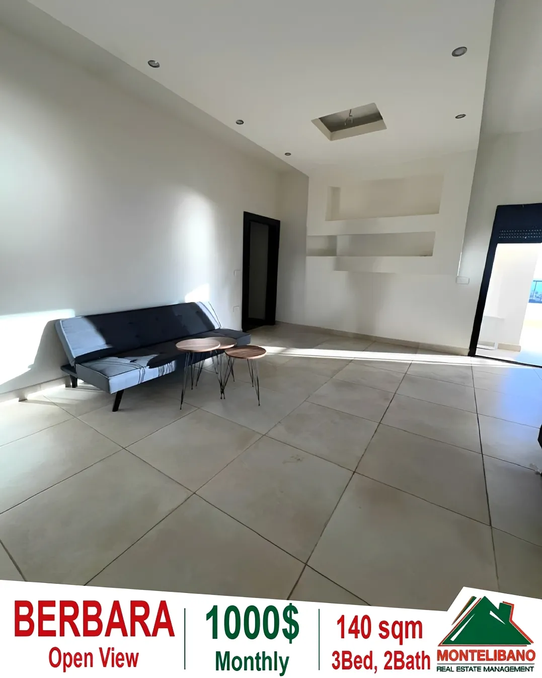 Apartment for rent in Berbara, Lebanon