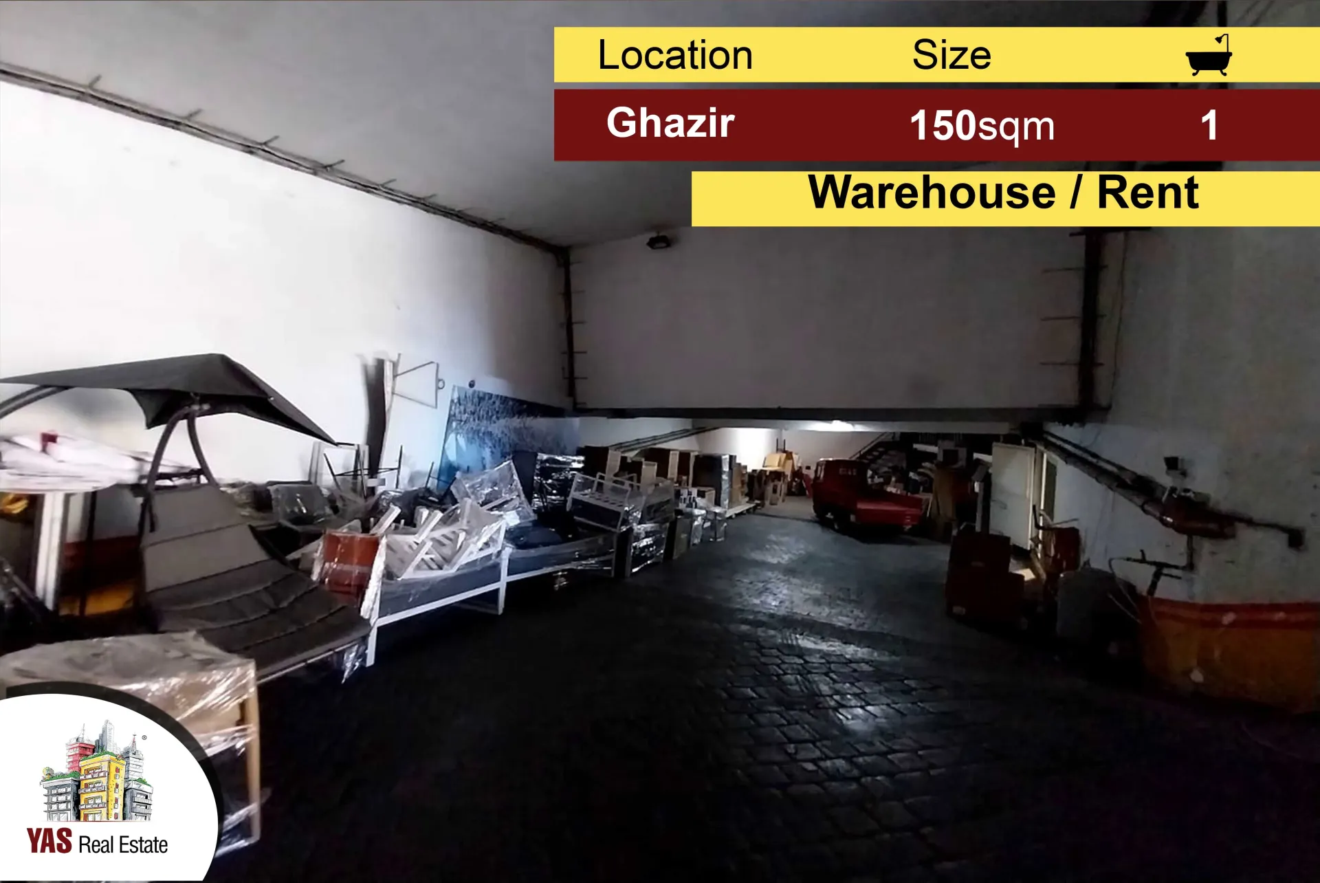 Warehouse for rent in Ghazir