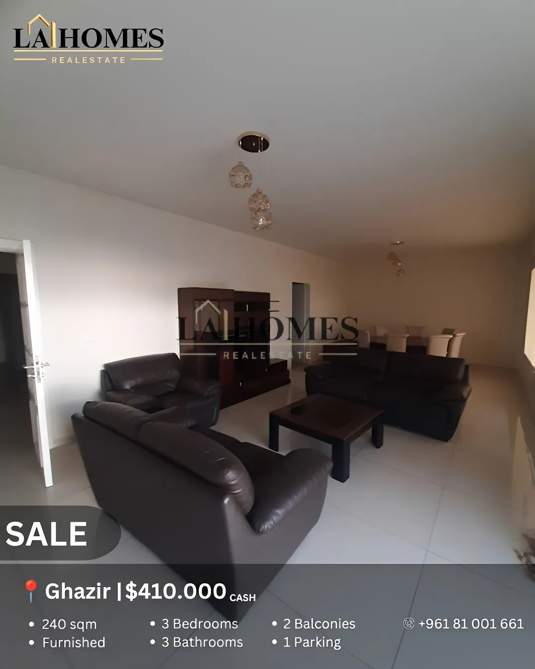 Apartment for sale in Ghazir