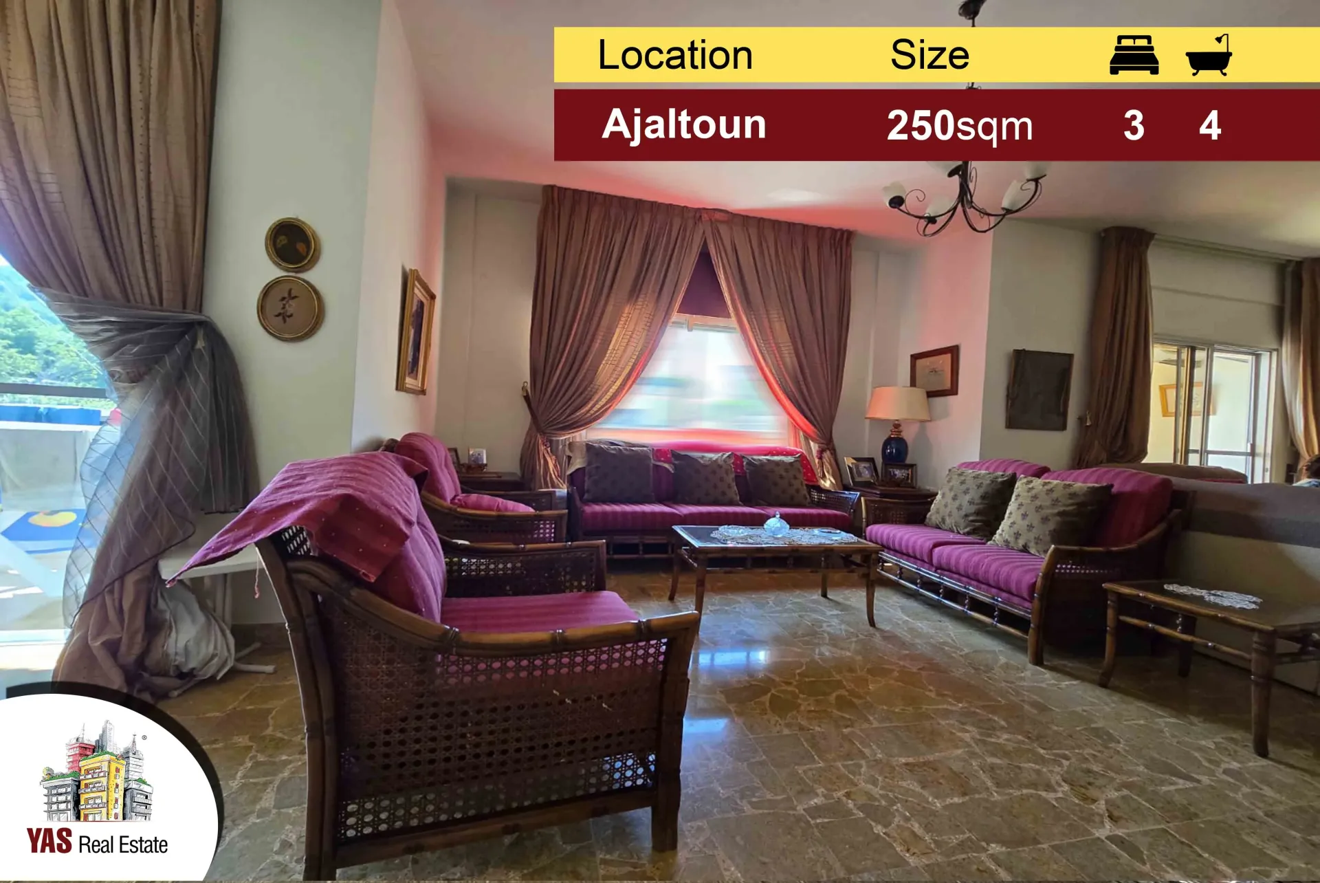 Apartment for Sale in Ajaltoun