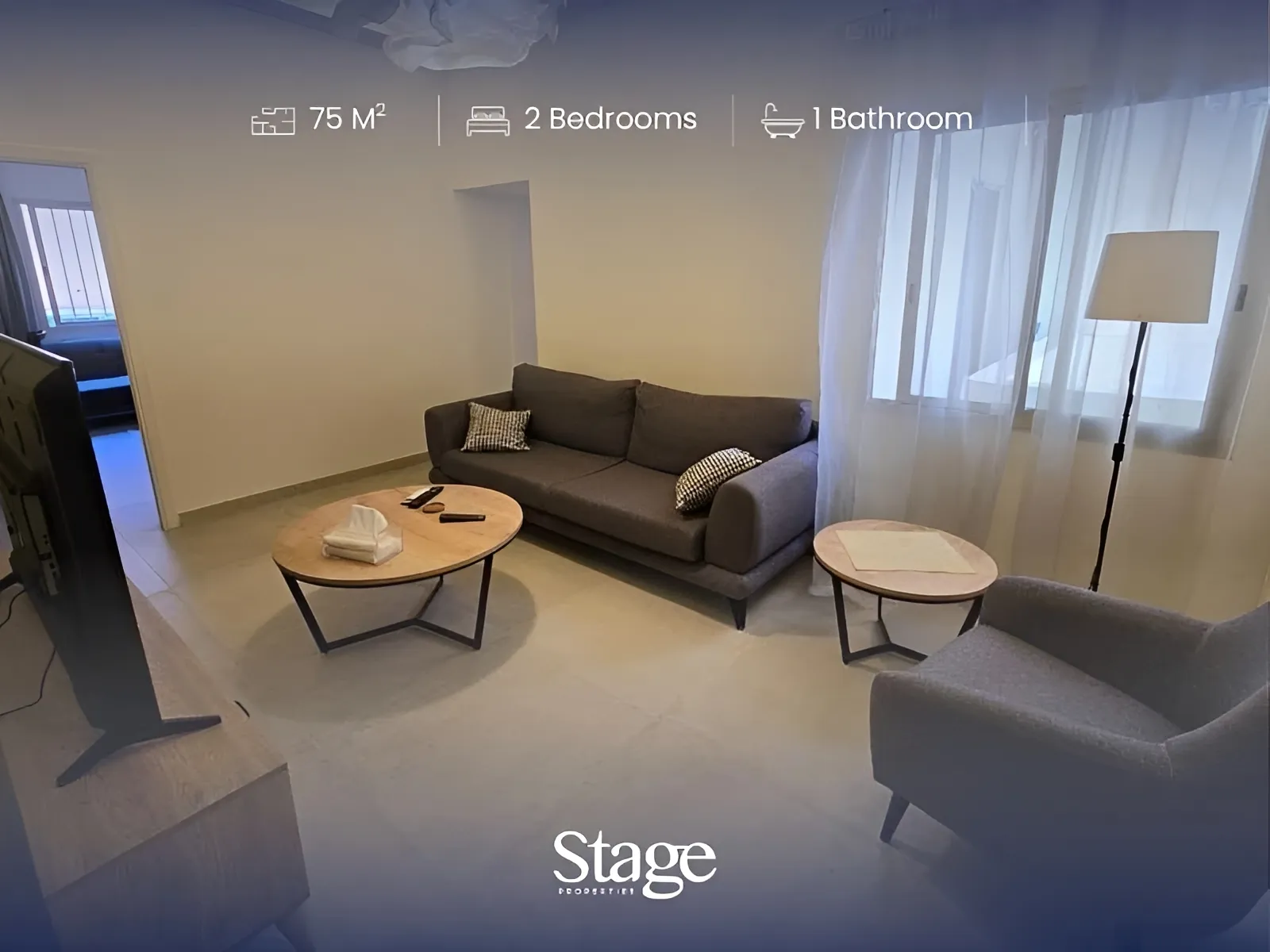 Apartment for sale in Achrafieh, Beirut, Lebanon - 2 bed, 1 bath