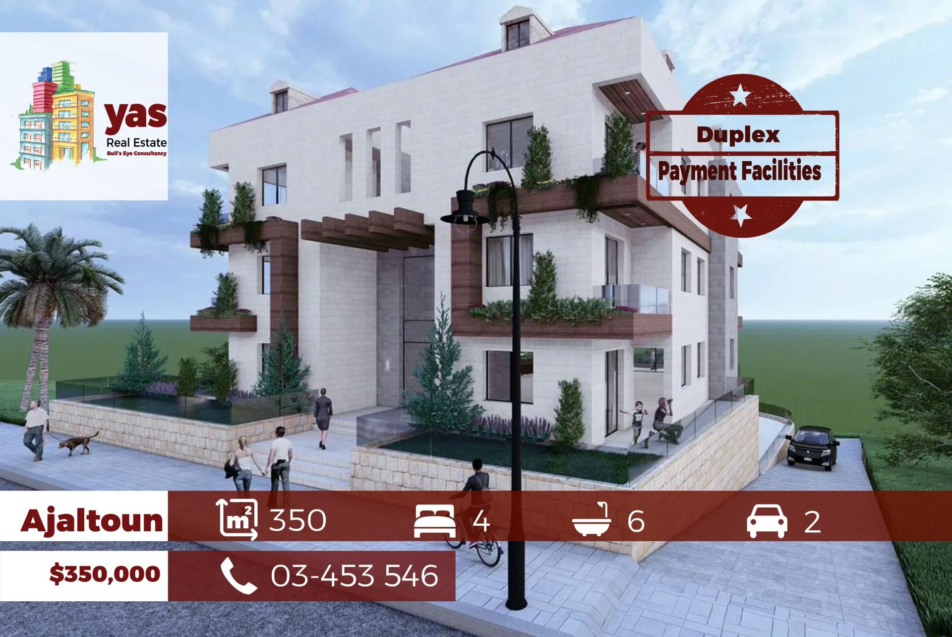 Apartment for Sale in Ajaltoun