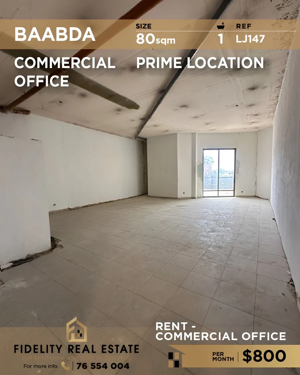 Office for rent in Baabda, Lebanon