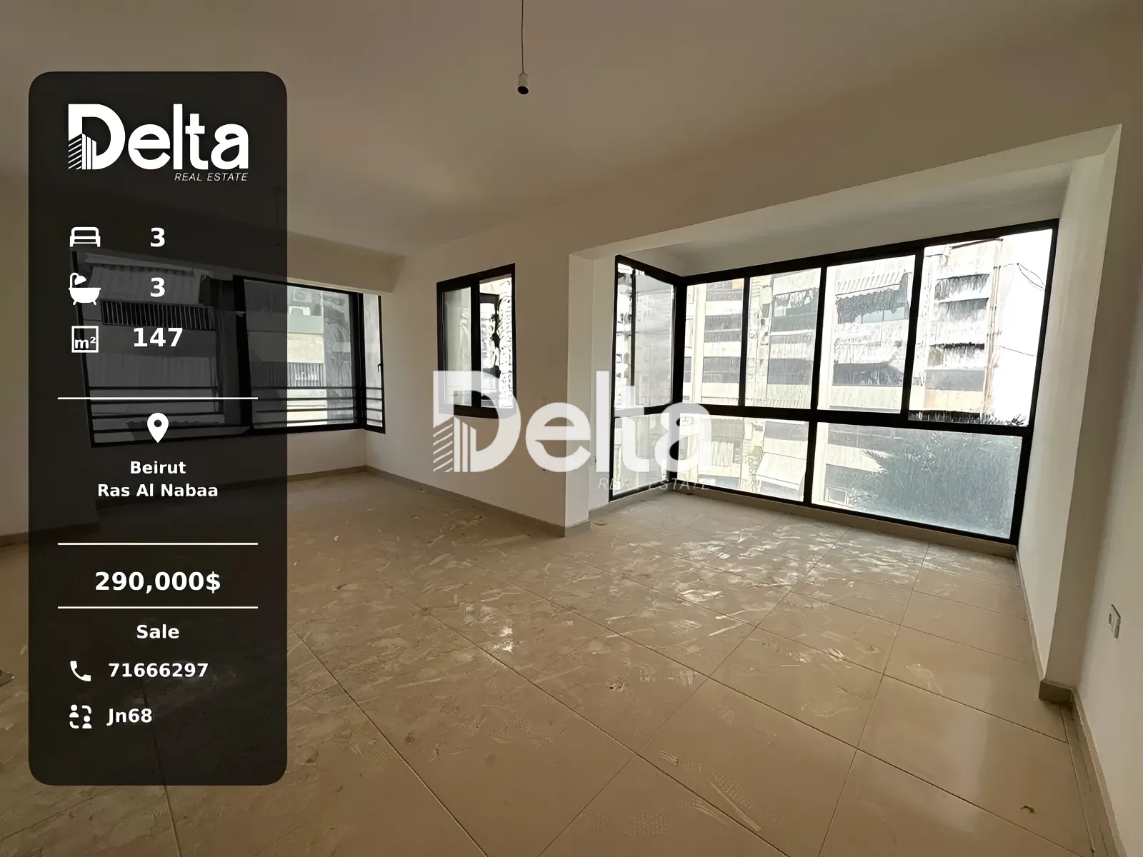 Apartment for sale in Ras al naba'a, beirut, lebanon