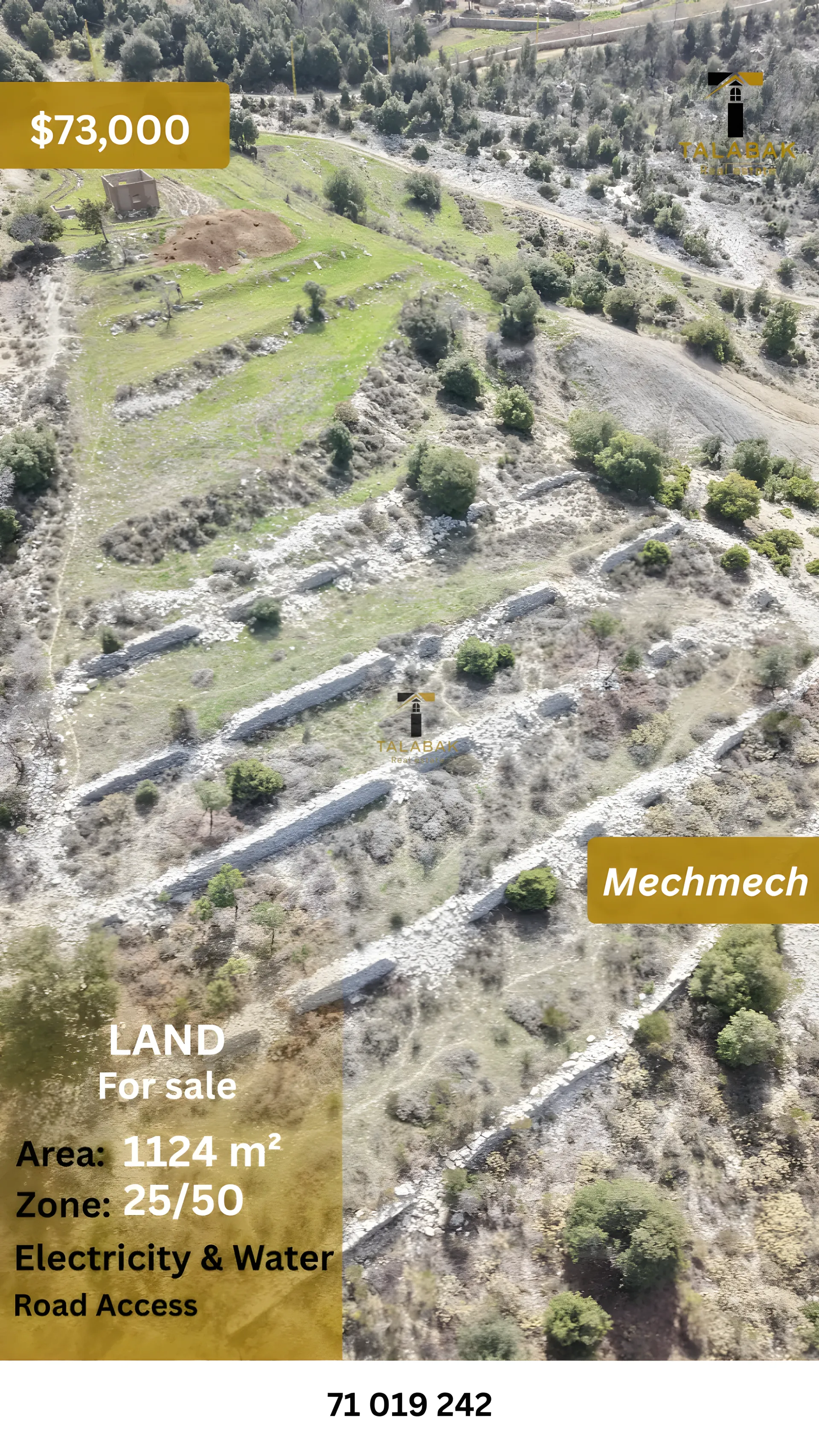 Residential Land for sale in Mechmech, Lebanon