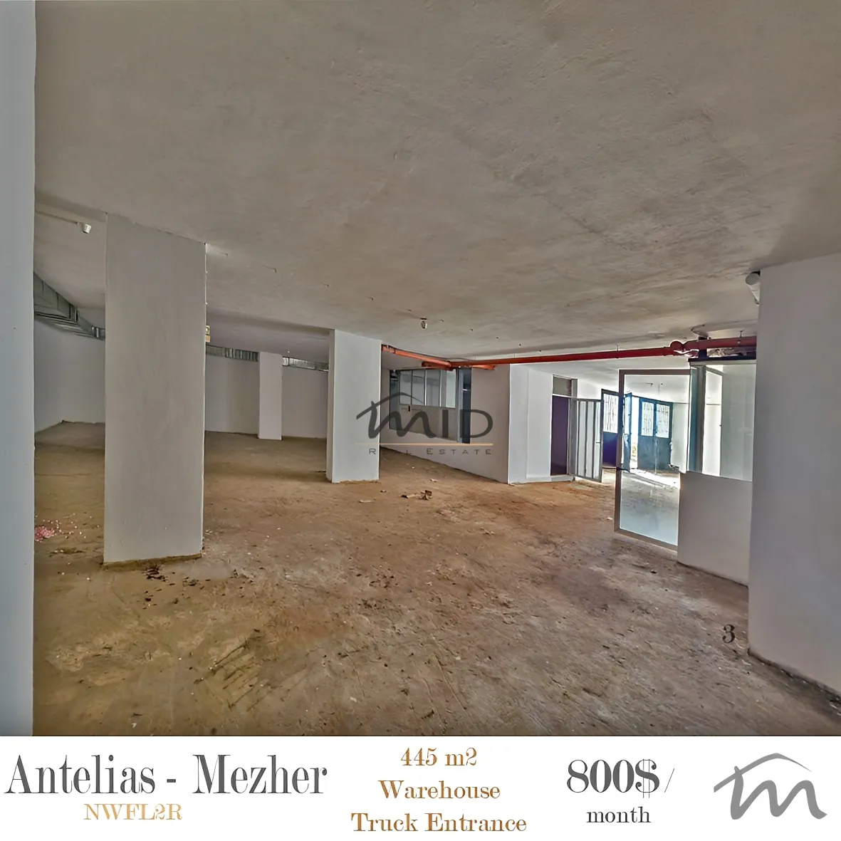 Warehouse for rent in Antelias, lebanon