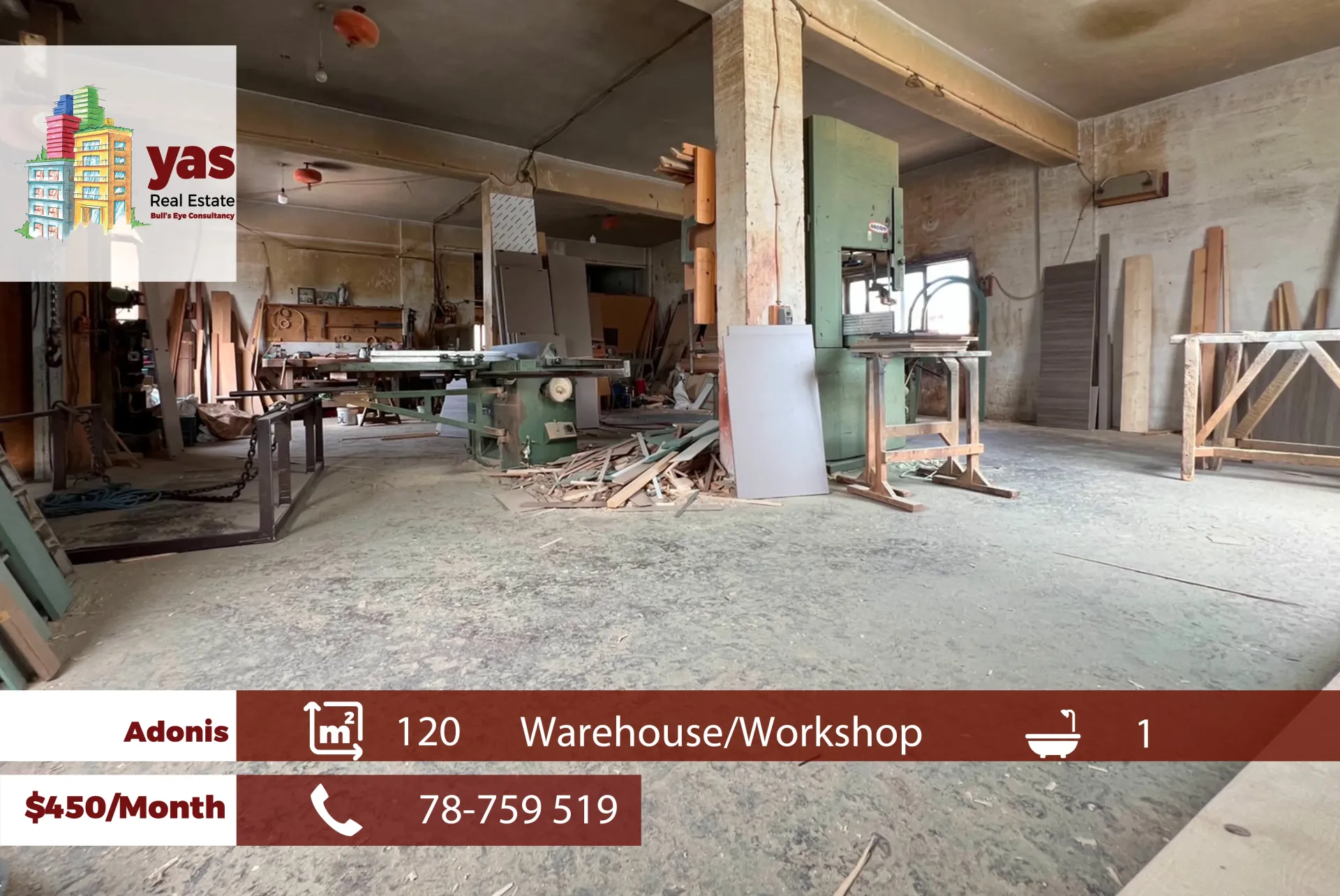 Warehouse for Rent in Adonis