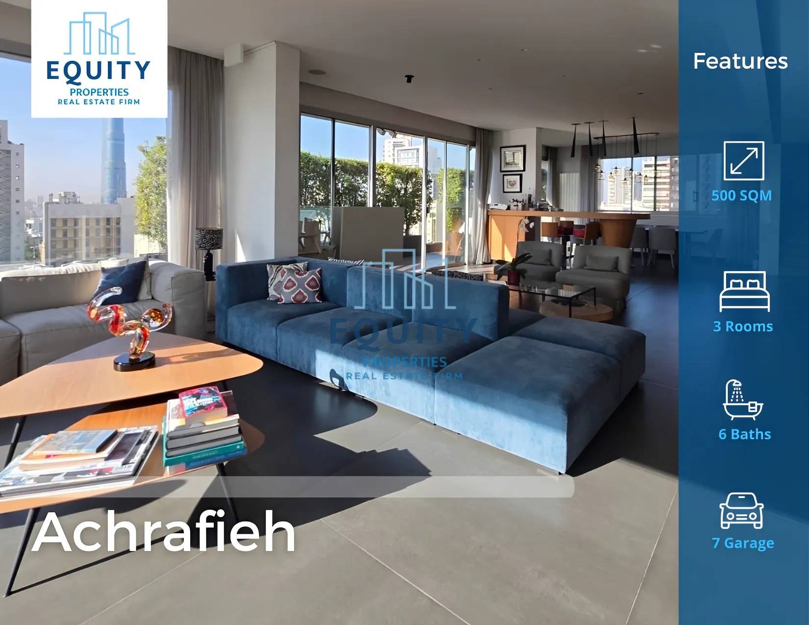 Duplex for Sale in Ashrafieh - 3 bed, 6 bath