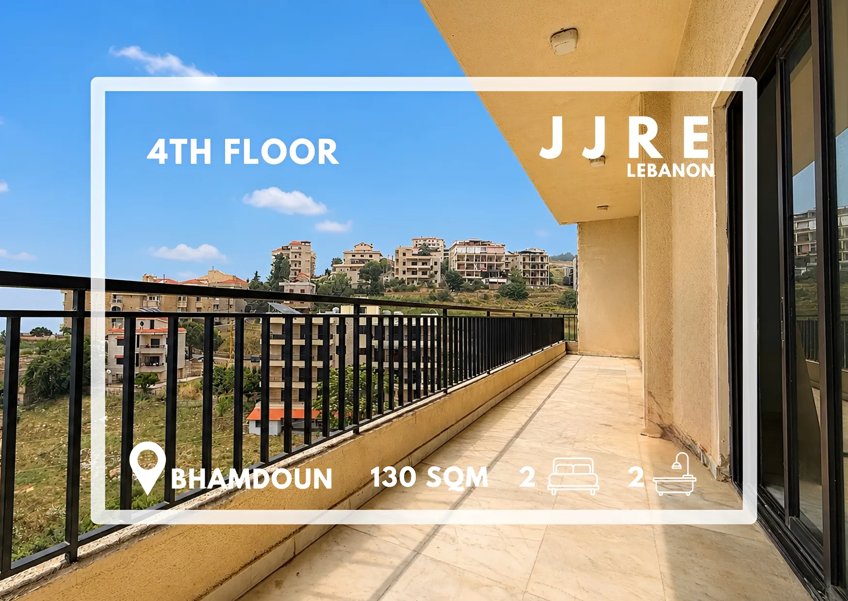 Apartment for sale in Bhamdoun, lebanon - 2 bed, 2.0 bath