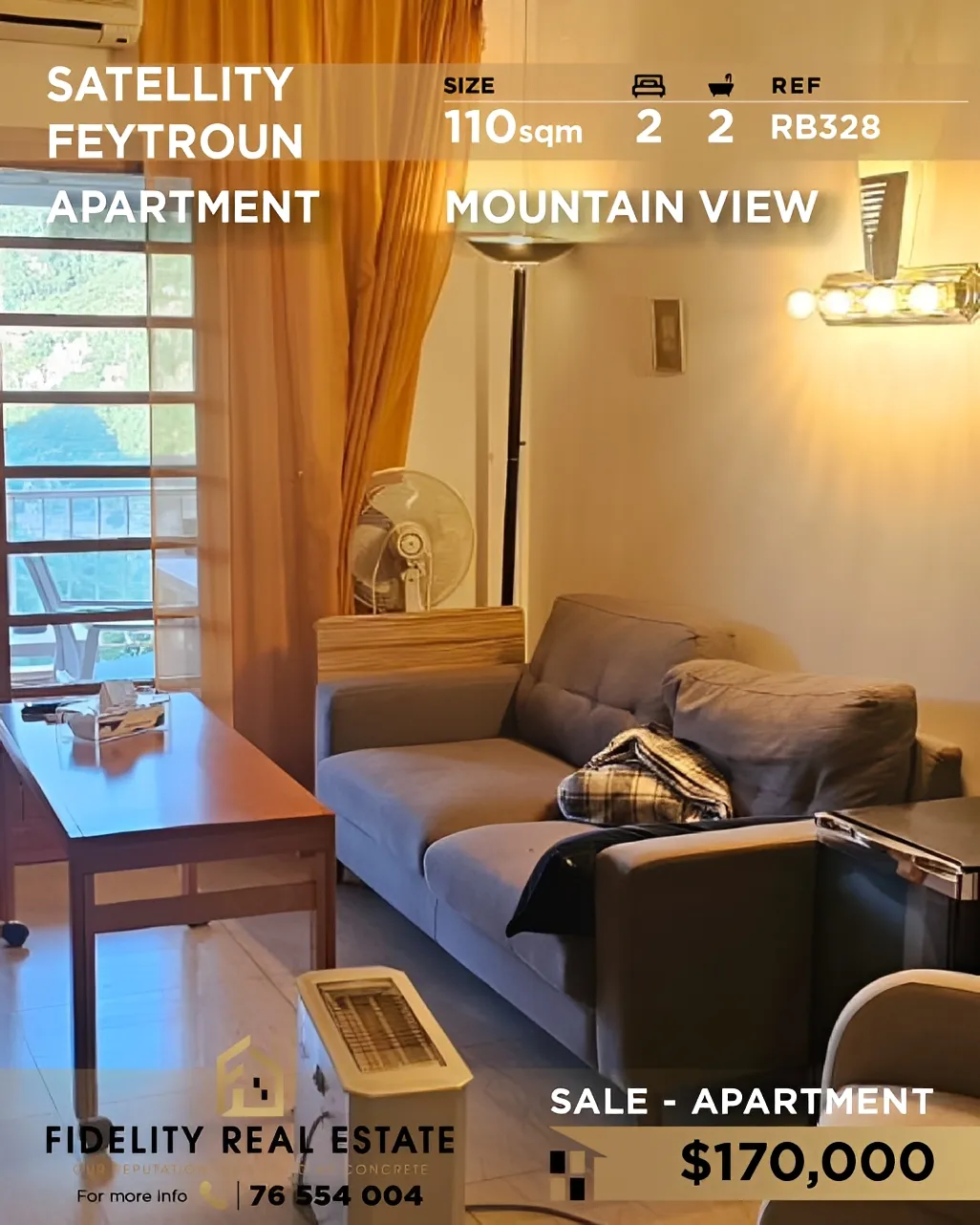 Apartment for sale in Faitroun, Lebanon - 2 bed, 2 bath