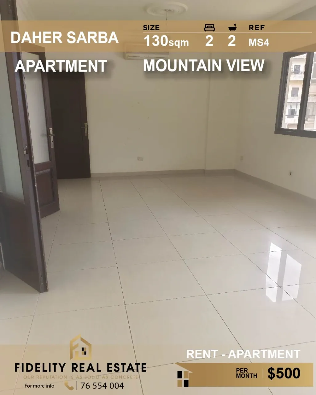 Apartment for rent in Sarba, Lebanon
