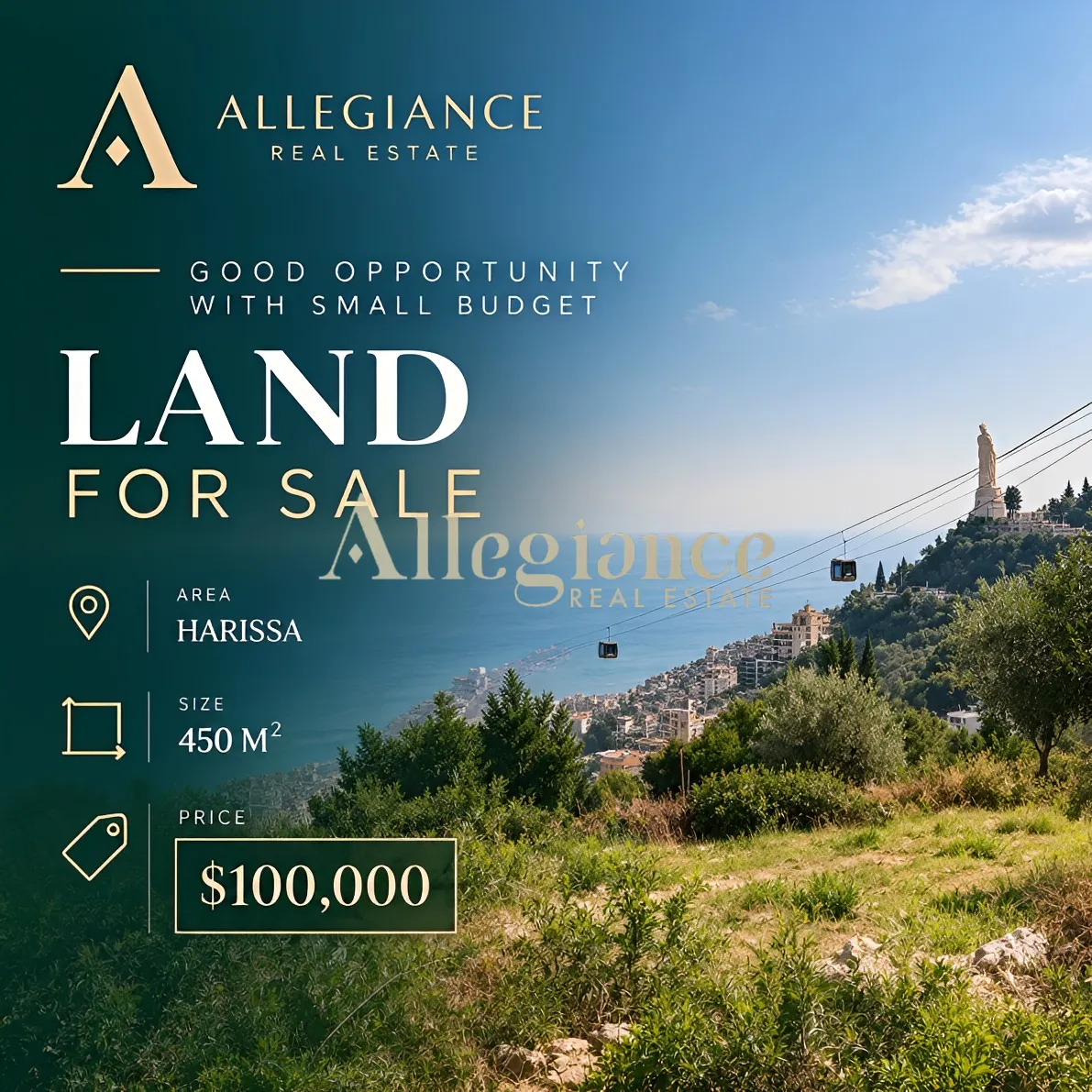 Residential Land for sale in Harissa