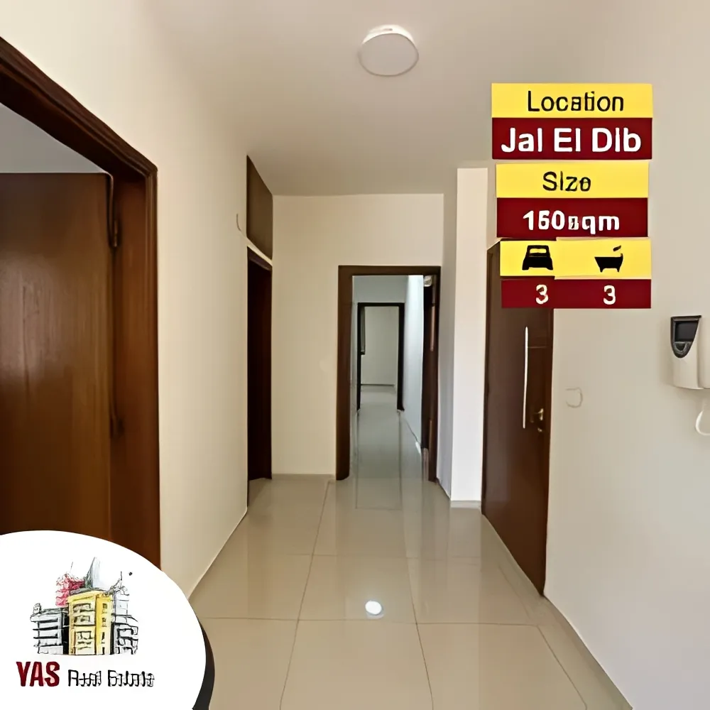 Apartment for Sale in Jal El Dib - 3 bed, 3 bath