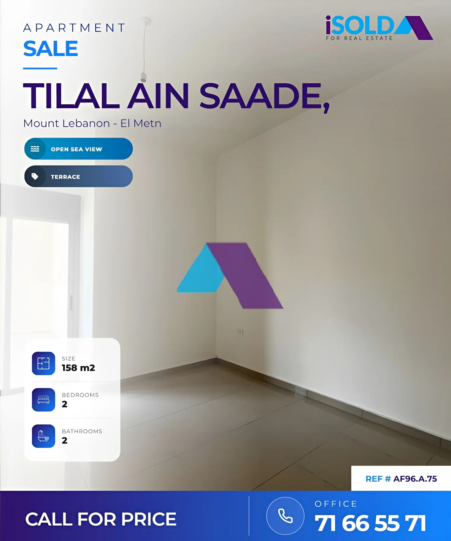 Apartment for sale in Tilal Ain Saadeh