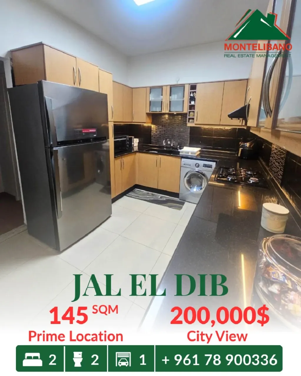 Apartment for sale in Jal El Dib, Lebanon
