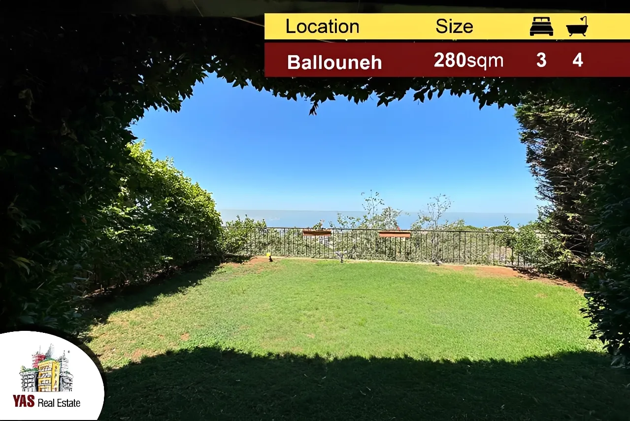 Apartment for Sale in Ballouneh
