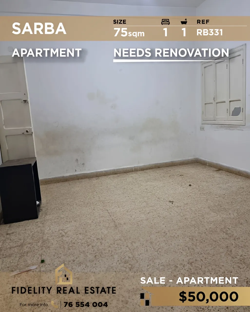 Apartment for sale in Sarba, Lebanon