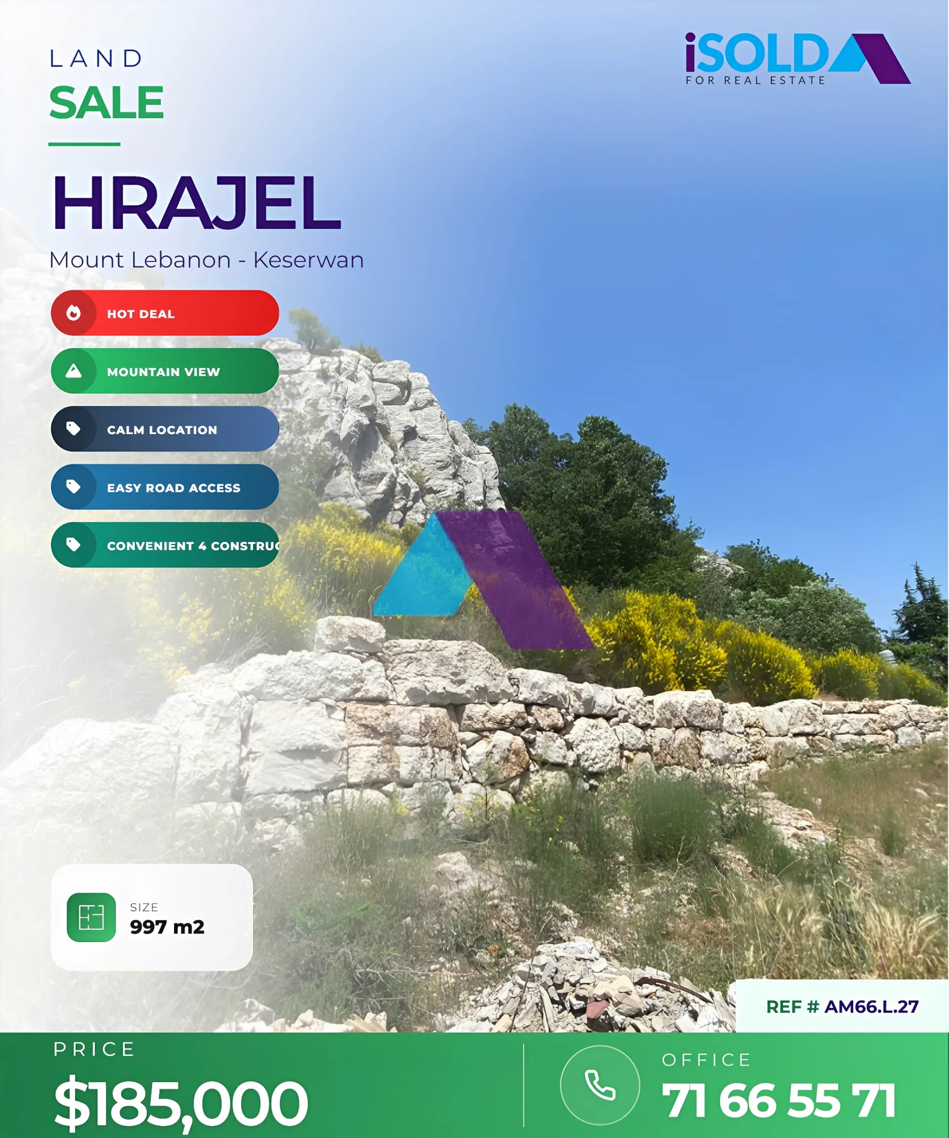 Land for Sale in Hrajel