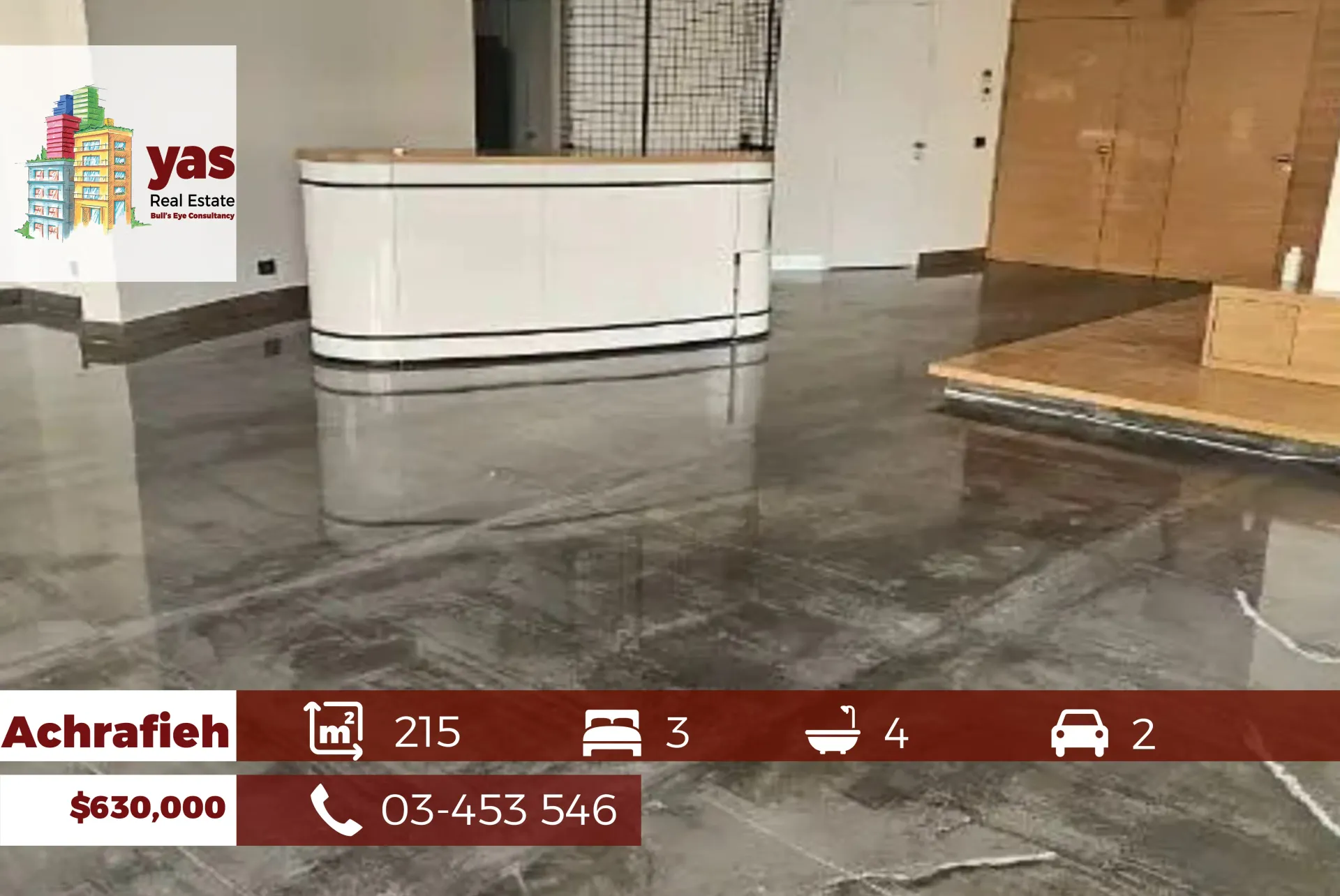 Apartment for Sale in Achrafieh