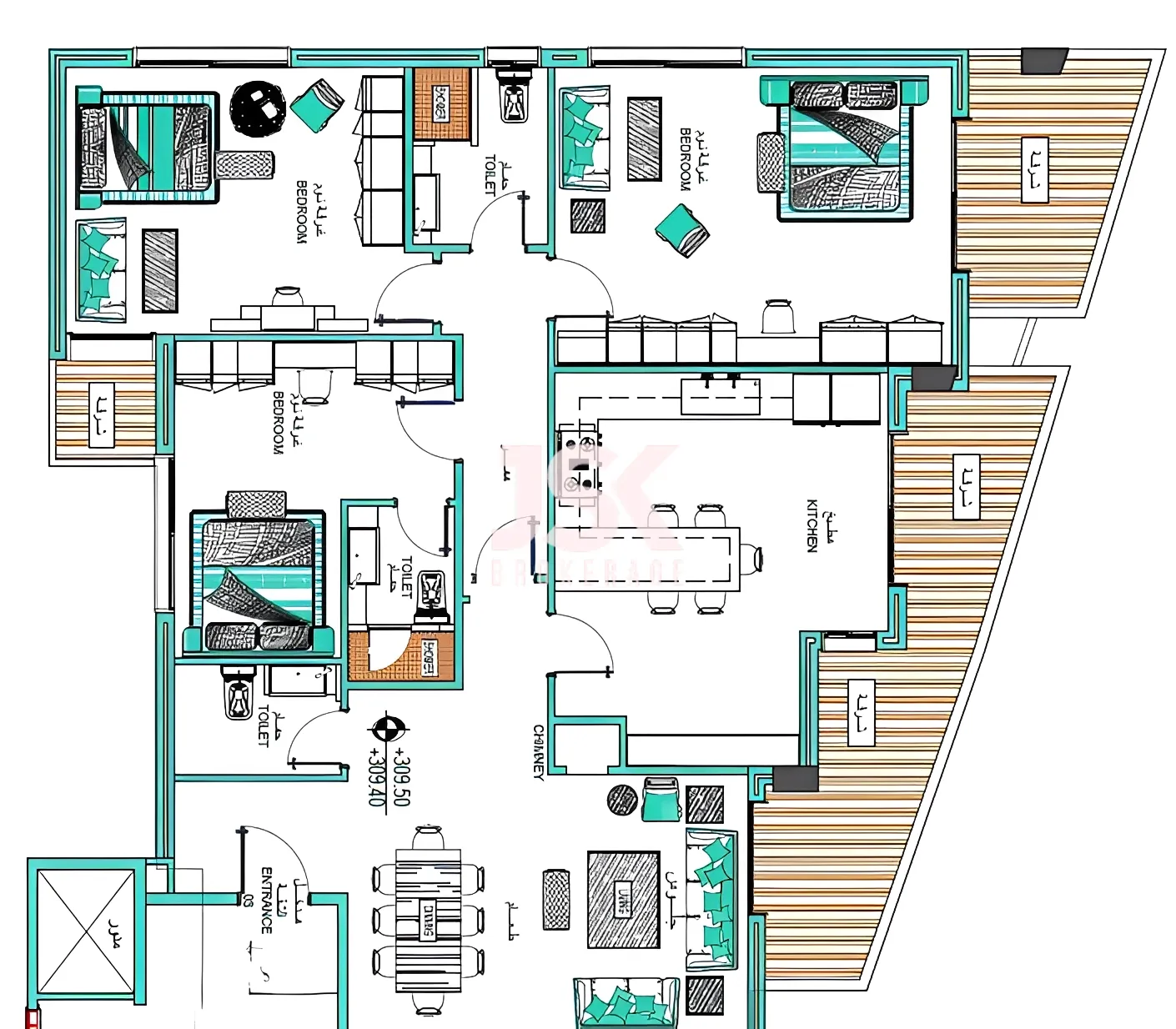 Apartment for Sale in Koura - 3 bed
