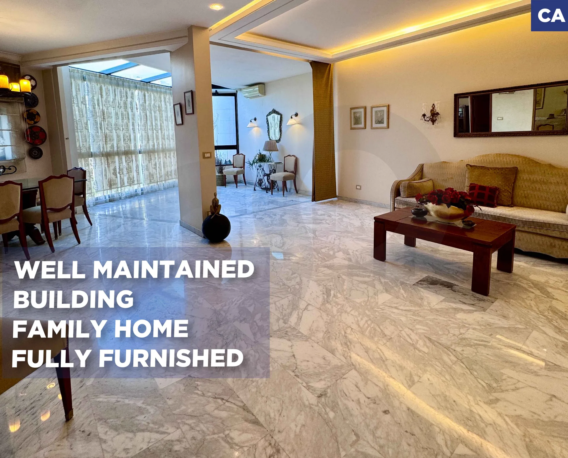 Duplex for Rent in Kfar Yassine - 3 bed, 2 bath