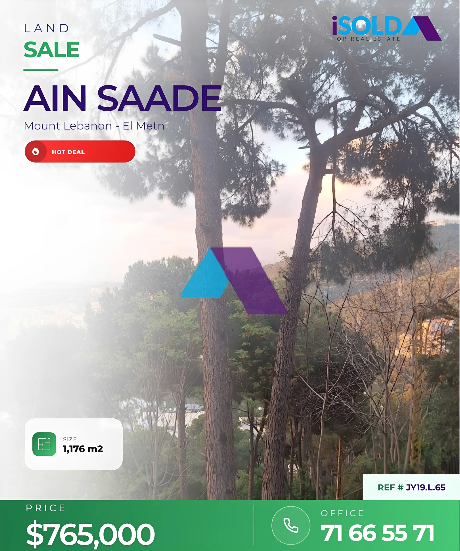 Land for Sale in Ain Saadeh