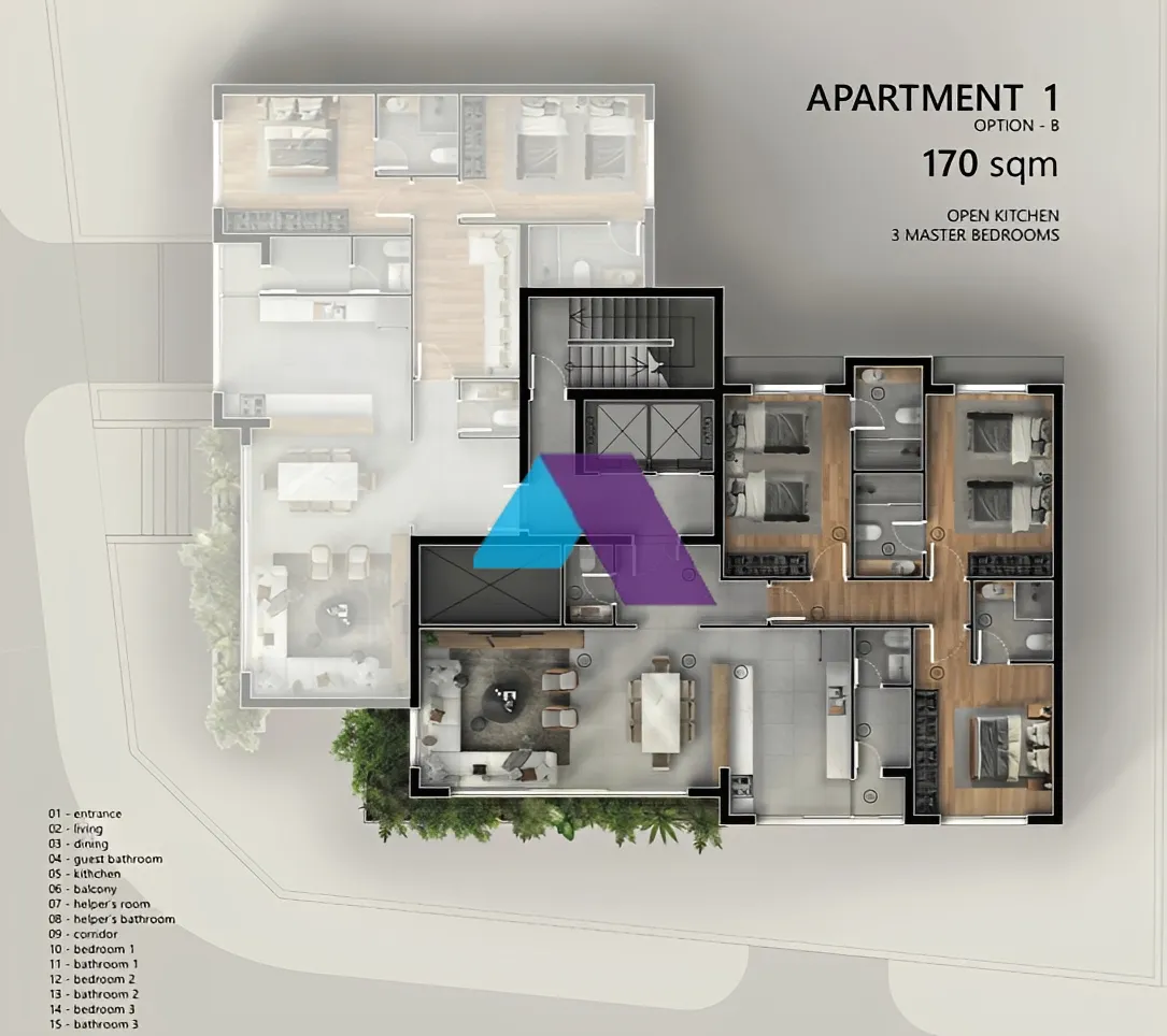 Apartment for Sale in Achrafieh