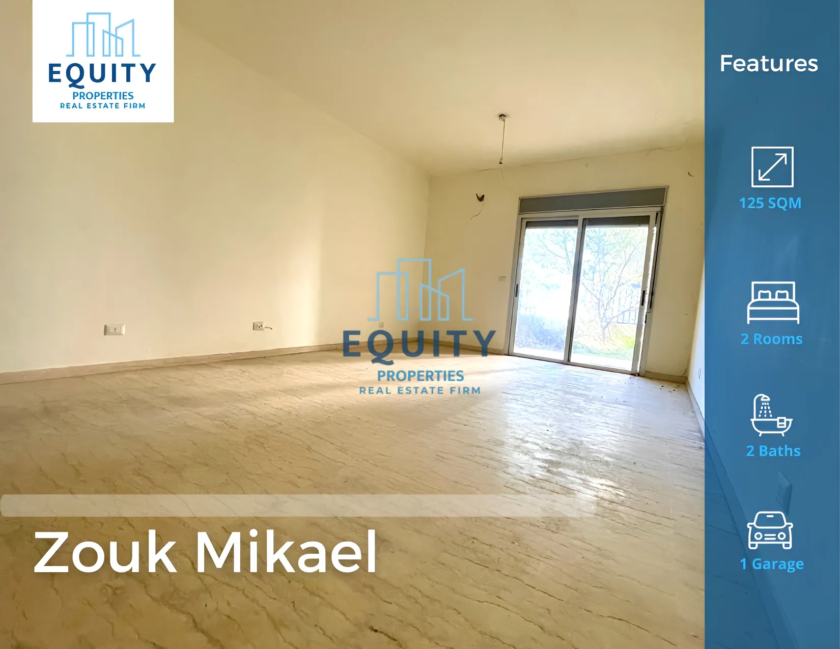 Apartment for Sale in Zouk Mkayel - 2 bed, 2 bath
