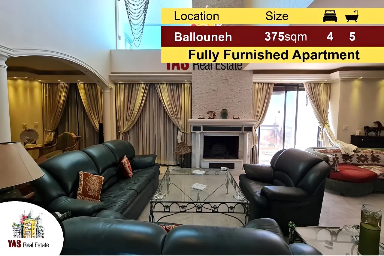 Apartment for Rent in Ballouneh