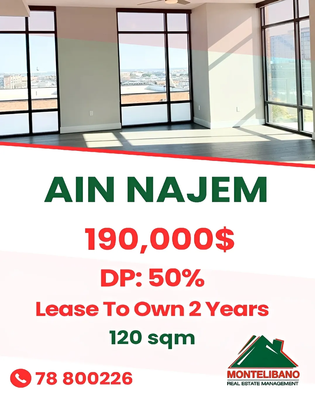 Apartment for sale in Ain Saadeh, Lebanon - 2 bed, 2 bath