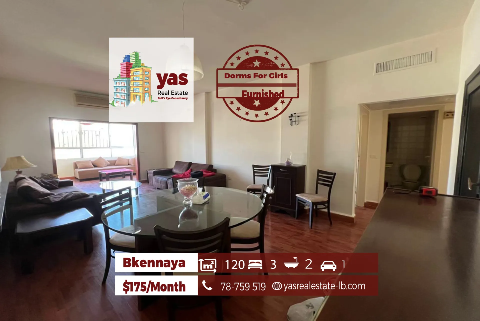 Apartment for Rent in Bqennaya