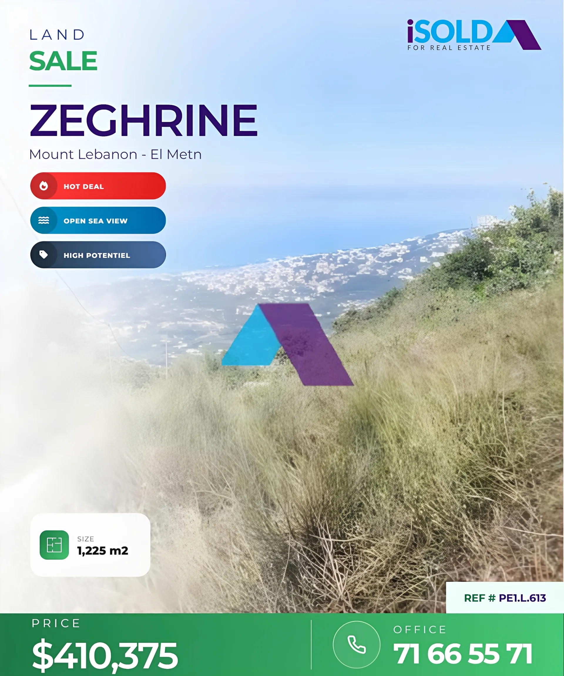 Land for Sale in Zeghrine