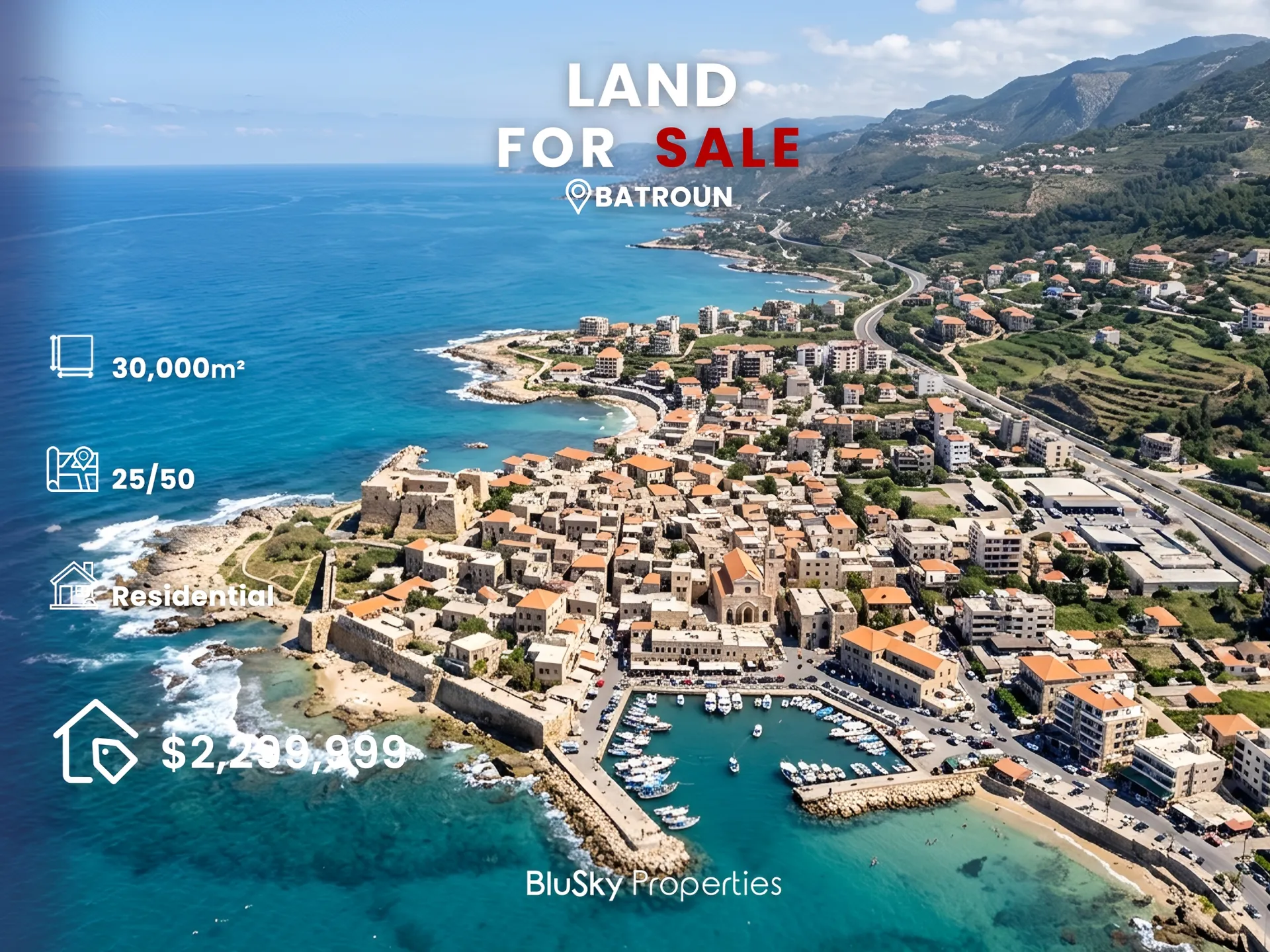 Residential Land for sale in Batroun