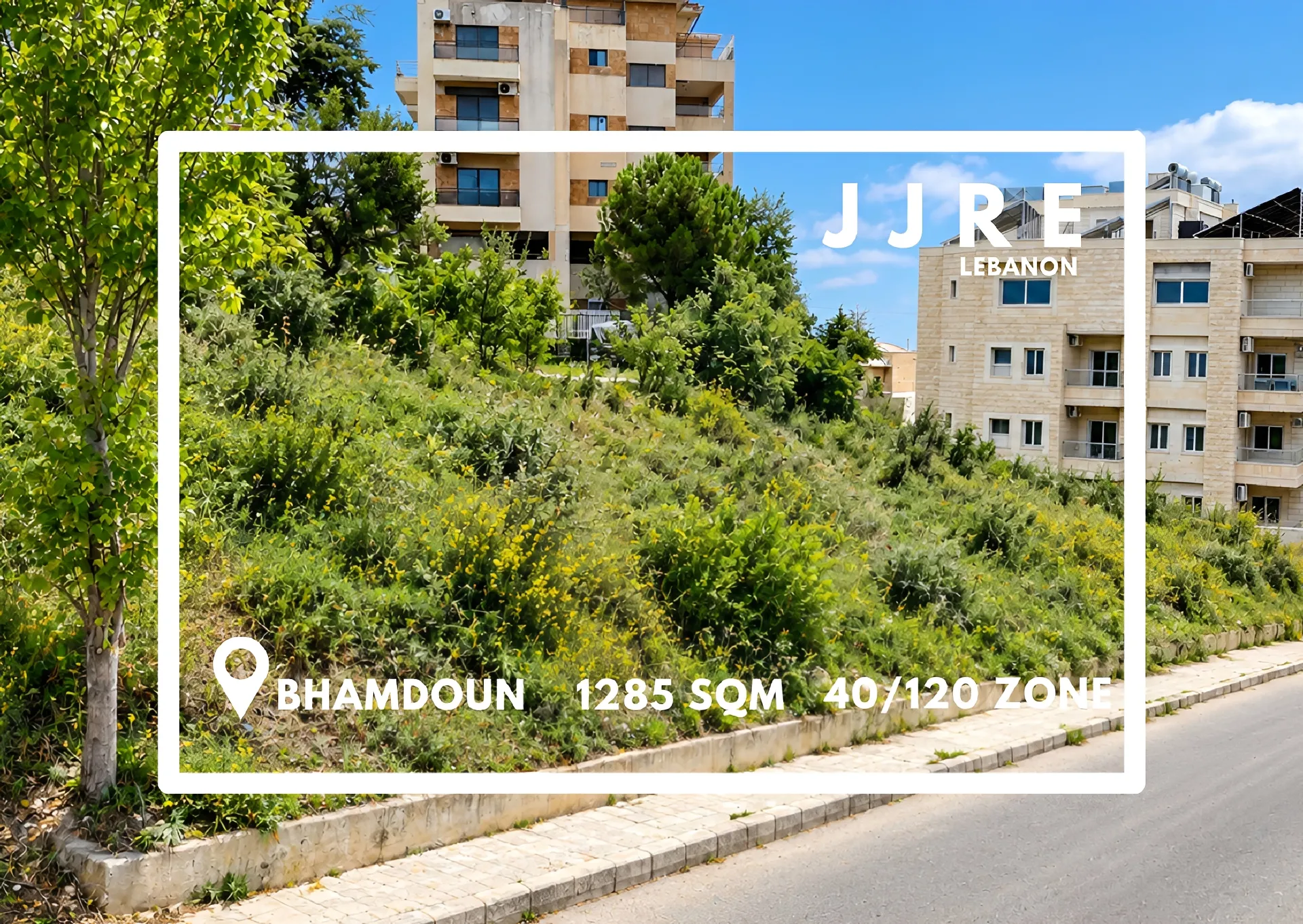 Residential Land for sale in Bhamdoun