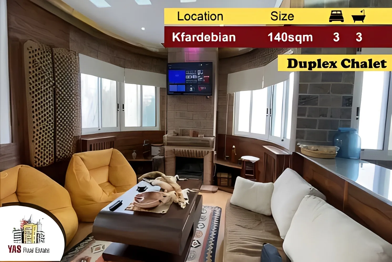 Apartment for Sale in Kfardebian - 3 bed, 3 bath