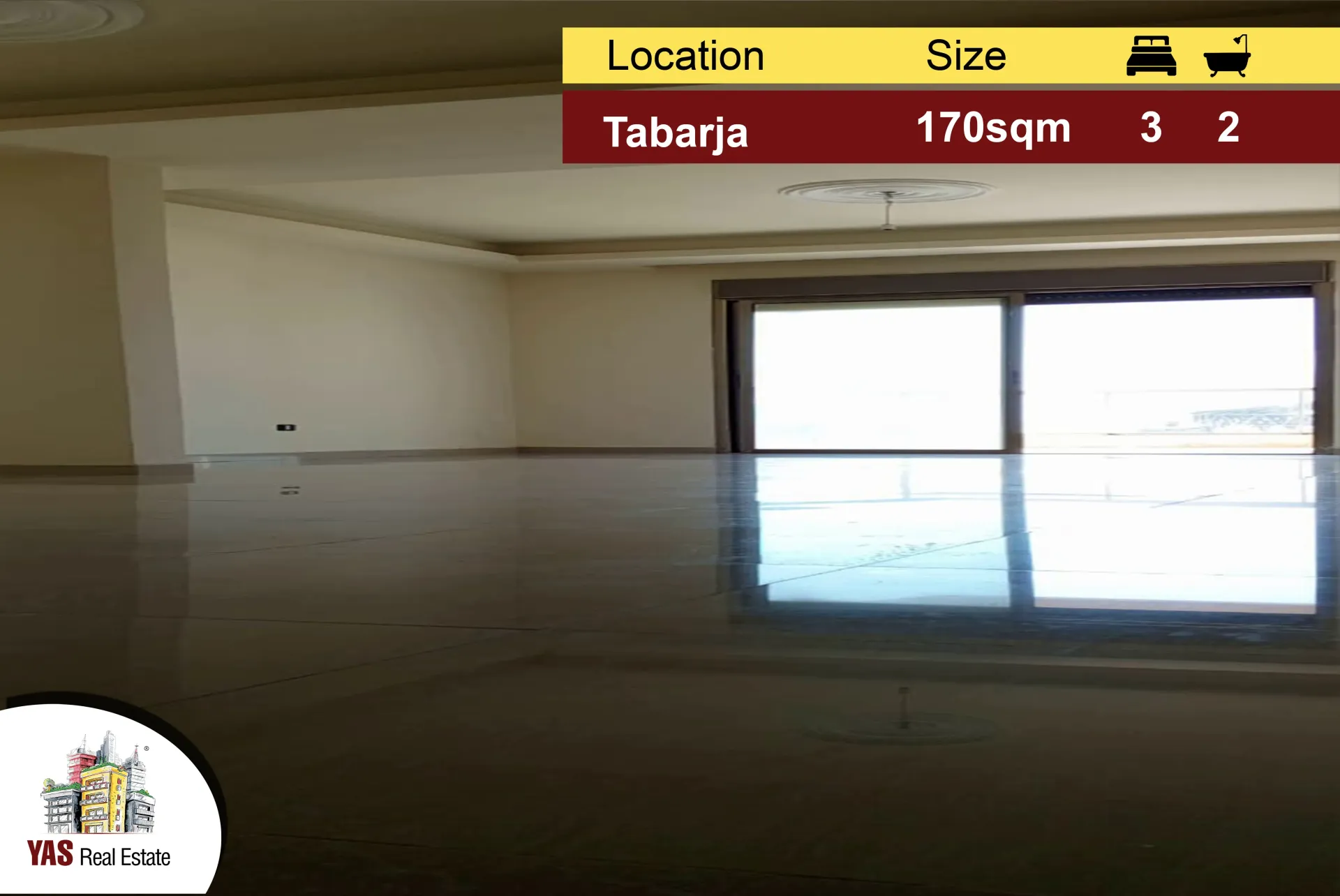 Apartment for Sale in Tabarja - 3 bed, 2 bath