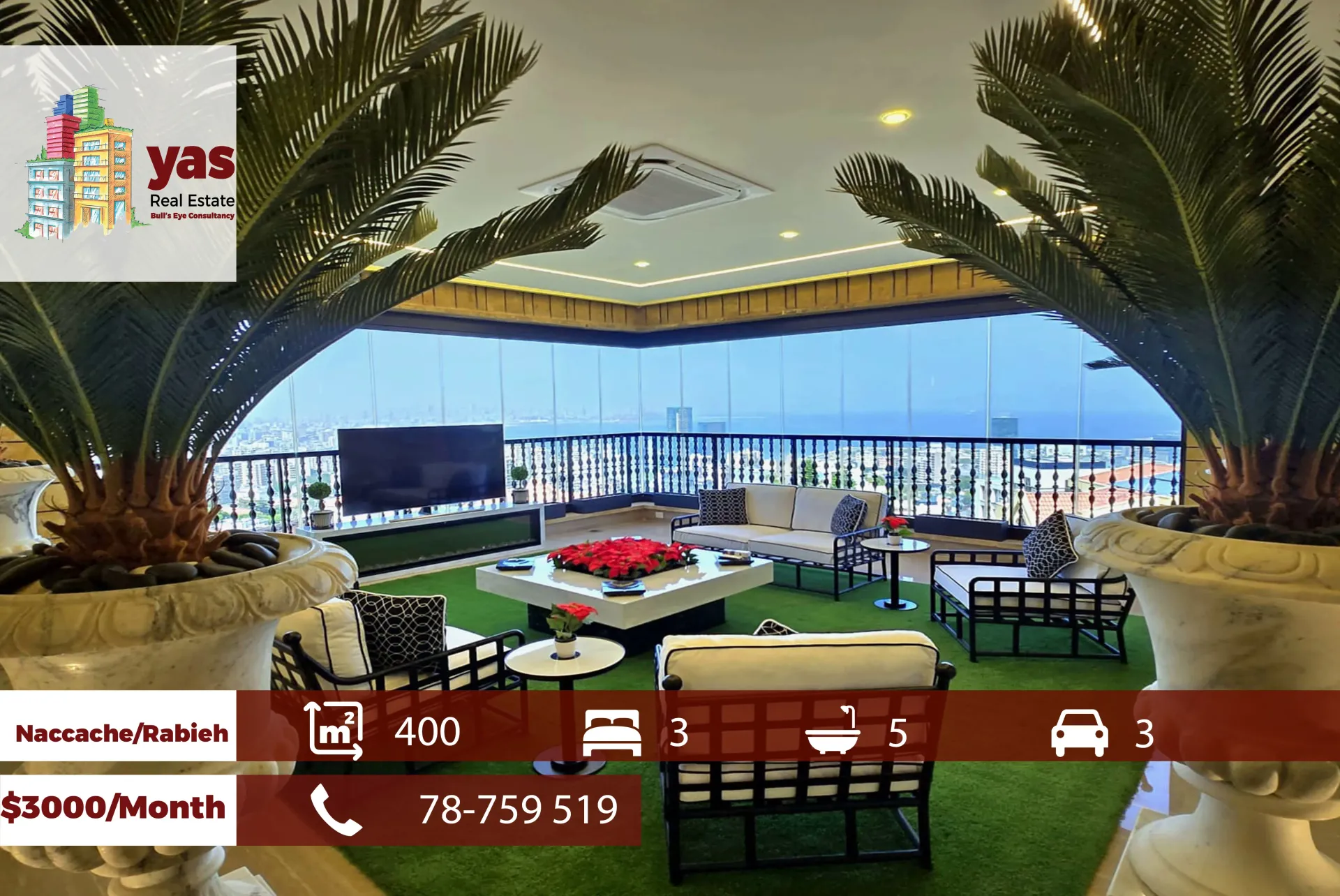Apartment for Rent in Naqqach