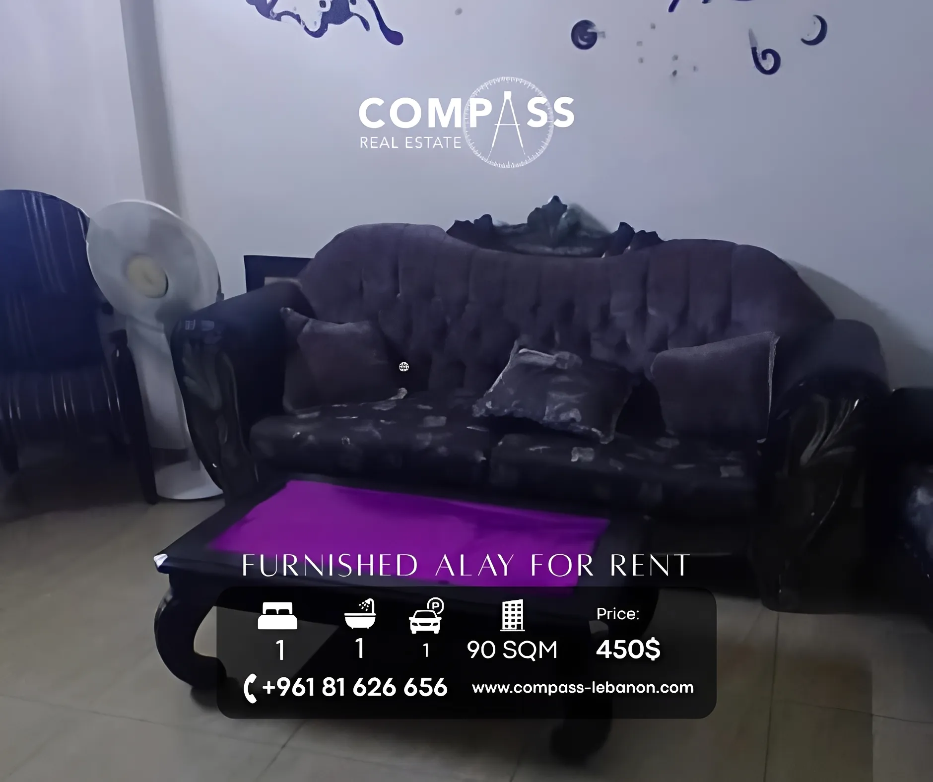 Apartment for rent in Aley